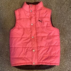 Puma Girls reversible puffer Vest